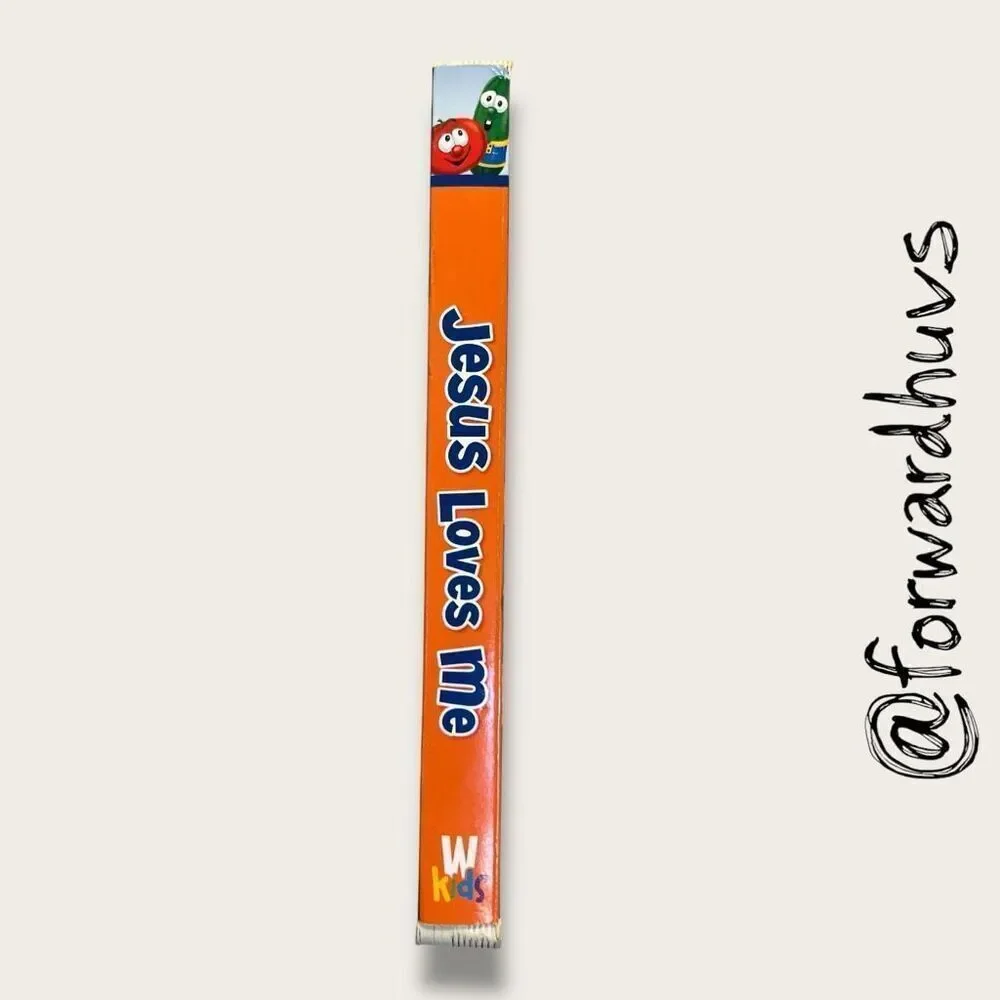 VeggieTales Jesus Loves Me Board Book with Jesus Loves Me Song Sound